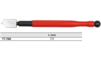 YATO YT-7560 Diamant pentru sticla, pentru taiat cu ulei,177mm, YT-7560