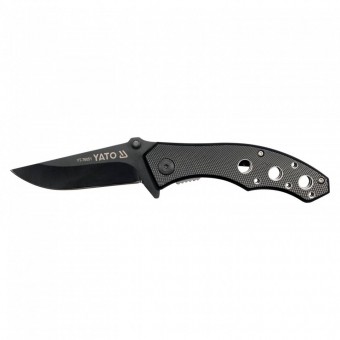 YATO YT-76051 Briceag pliabil negru Yato YT-76051, otel inoxidabil si aluminiu