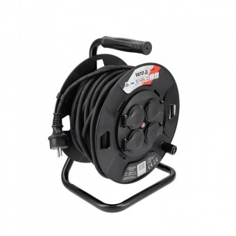 YATO YT-81053 Prelungitor electric pe tambur Yato IP44, lungime 30 m, 3x1.5 mmp, 4 prize