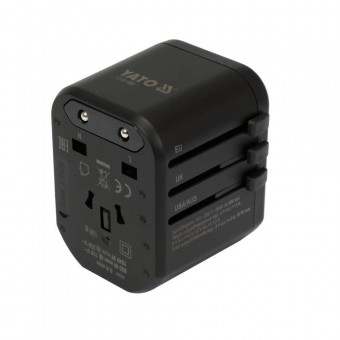 YATO YT-81300 Adaptor universal de calatorie, 1 port USB, 1 port USB - C, Yato