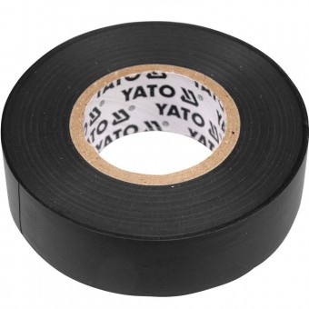 YATO YT-8165 Banda izolatoare Yato YT-8165, culoare negru, latime 19mm, lungime 20m, grosime 0.13mm