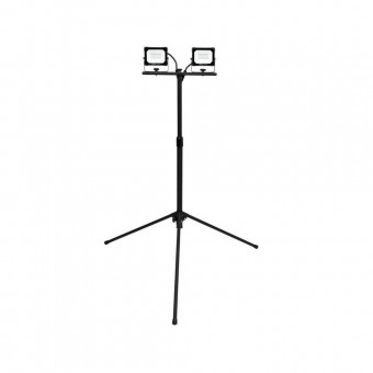 YATO YT-818151 Proiectoare led pe stativ, IP65, 2 x 20 W, 2 x 1900 lm, Aluminiu