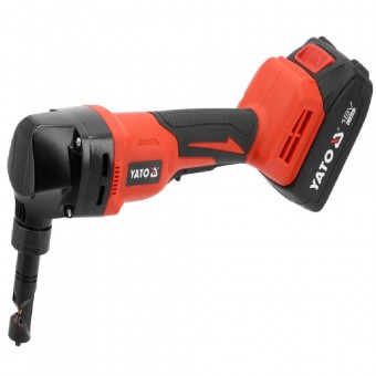 YATO yt-82398 Foarfeca cu 1 acumulator 4Ah pentru taiat tabla maxim 1.6mm