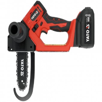 YATO YT-828115 Mini ferastrau tamplarie 18V,motor fara perii cu acumularor 4Ah, lama 15 cm, 2 pozitii