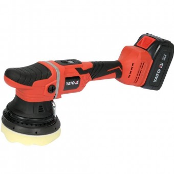 YATO yt-82924 Masina de polisat orbitala cu acumulator 18vx4Ah, disc 125 mm