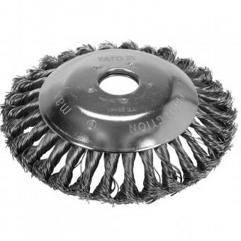 YATO yt-85141 Perie sarma toroane pentru motocoasa 150x25.4mm
