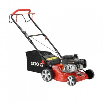 YATO yt-85521 Masina tuns gazon pe benzina, autopropulsata, lama 41 cm, motor Loncin 2.1kw, carcasa metalica, cos 40l