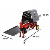 Agrieuro 103217 Despicator de busteni electric Geo Tech ISP9 HE EVO, monofazat 220V, 8 tone, 2100W, motor cu inductie