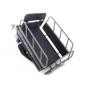 Agrieuro K600013 Roaba electrica Blackstone, 2400W, 5km/h, 450Kg, 174x90x70cm, Li-Ion, 60V, 20Ah, Far led, cuva extensibila si basculabila