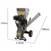 Agrieuro K600336 Tocator de gradina cu motor pe benzina Blackstone CSB150E-L, max 102 mm, 15 CP, transmisie curea, pornire la cheie