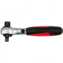 Antrenor cu clichet cu cap rotativ pentru biti si tubulare,  1/4, 115mm, Yato YT-03311