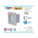 Aplica incastrabila de exterior Mercan HL 942L, aluminiu si otel inoxidabil, IP54, 1.6W, 90 lm, Led