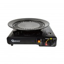 Aragaz turistic, camping, Geko G80521, arzator si gratar, alimentare cu cartus gaz butan