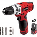 Autofiletanta cu acumulator, 10.8V, 24 Nm, Li-Ion, 2 baterii, Yato YT-82851