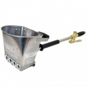 BASS Polska BS-4543 Pistol pneumatic cu rezervor, pentru tencuit Bass BS-4543, Inox, 9 Bar, 500 l/min