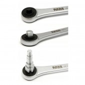 BASS Polska BS-5998 Cheie cu clichet pentru radiatoare auto Bass BS-5998, 3/8-1”, Cr-V, maner ergonomic