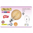Bec led decorativ 6 W, Rustic Globe-6, luminozitate 540 lm, E27
