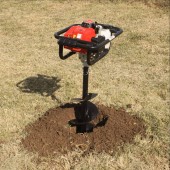 Bisonte IT-BTA-30M-CC2 Motoburghiu 3CP, 350 rot/min, cu 3 burghie incluse 150,200,250mmx800mm