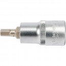 Bit hexagonal 6mm cu adaptor 1/2, 55mm, Cr-V, Yato YT-04382
