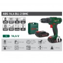 Bormasina 14.4 V cu 2 acumulatori Dwt ABS-14.4BLI-2BMC, Li-Ion, 1.5 Ah, 19 Nm, cutie transport
