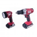 Bormasina acumulator, Lanterna LED, Raider RDP-CDL02L, Li-ion 20V, 1.5Ah , 42Nm 