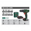 Bormasina cu 2 acumulatori DWT ABS-12Bli-2BMC, 12 V, 1.5 Ah, 17 Nm, valiza transport