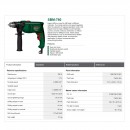 Bormasina cu percutie 780W, DWT SBM-780