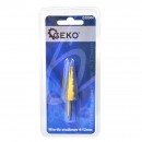Burghiu in trepte trepte HSS, Geko G38504, dimensiune 4-12 mm