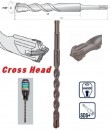 Burghiu SDS Plus 8X260mm, in cruce, Raider