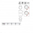 Cheie tubulara bihexagonala CR-V 13 mm, 1/2, Yato YT-1275