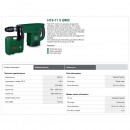 Ciocan demolator DWT H15-11VBMC, 8-25 J, 1500 W, SDS-Max