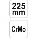 Cleste de strangere autoblocant cu falci lungi, 225mm, Yato YT-2460