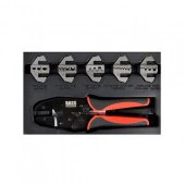 Cleste sertizat Bass BS-6360, 5 matrite interschimbabile, 0.5-10mmp
