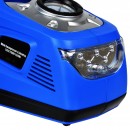 Compresor de aer pentru auto, Geko G01260, manometru, lanterna, alimentare 12V DC/230V AC