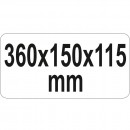 Cutie metalica pentru scule Yato YT-0882, 360x150x115 mm