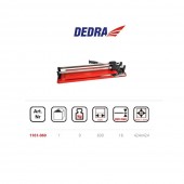 Dedra 1161-060 Masina de taiat gresie Dedra 1161-060, lungime max. 600 mm