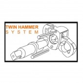 Dedra A533162 Pistol pneumatic, Dedra A533162, cuplu 570 Nm, 1/2, 7500 rpm, Twin Hammer