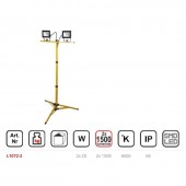 Dedra DED-L1072-2 Proiectoare cu trepied Dedra L1072-2, Led, 2 x 20W, IP65