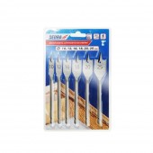 Dedra DED-WDAS06 Set 6 burghie plate pentru lemn Dedra WDAS06, 10-25 mm