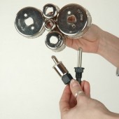 Dedra DED1515 Set carote carbora Dedra DED1515, pentru gresie, 6 buc, 22, 28, 35, 44, 68, 73mm