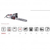 Dedra DED8702 Fierastrau electric cu lant Dedra DED8702, 2.2 kW, 400 mm