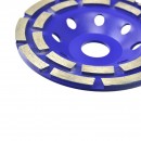 Disc diamantat dublu pentru slefuire beton 125 mm, Geko G00375