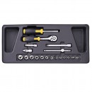 Dulap scule pentru service echipat 220 piese Topmaster Profesional