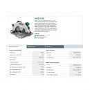 Fierastrau circular 190mm, 1200W, DWT HKS12-63