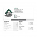 Fierastrau circular pentru marmura, granit, DWT MS12-115, putere 1200 W, diam disc 115 mm