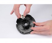 FLO 79550 Cap trimmer cu fir nylon si 4 adaptoare, Flo 79550