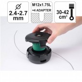 FLO 79551 Cap universal cu fir pentru motocoase Flo 79551, cu 5 adaptoare