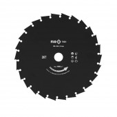FLO 79561 Disc de taiere cu dinÈ›i tip dalta pentru motocoasa, 25.4 x 250 mm, 26 T, Flo