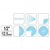 FLO 89266 Aspersor metalic cu impuls 1/2