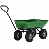 FLO 90204 Carucior tip remorca pentru gradina, Flo capacitate 55 l